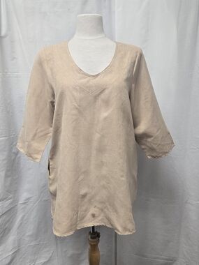 Blossom Boutique Women's Faux Suede Blouse